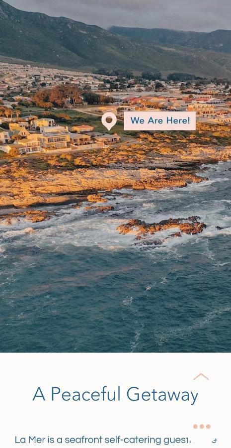 La Mer Seafront Selfcatering Accommodation Kleinmond Buitenkant foto